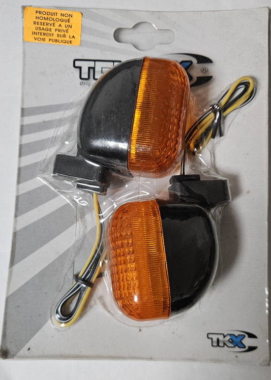 Paire de Clignotants Type Origine TEKNIX - Orange (Réf : 292278)