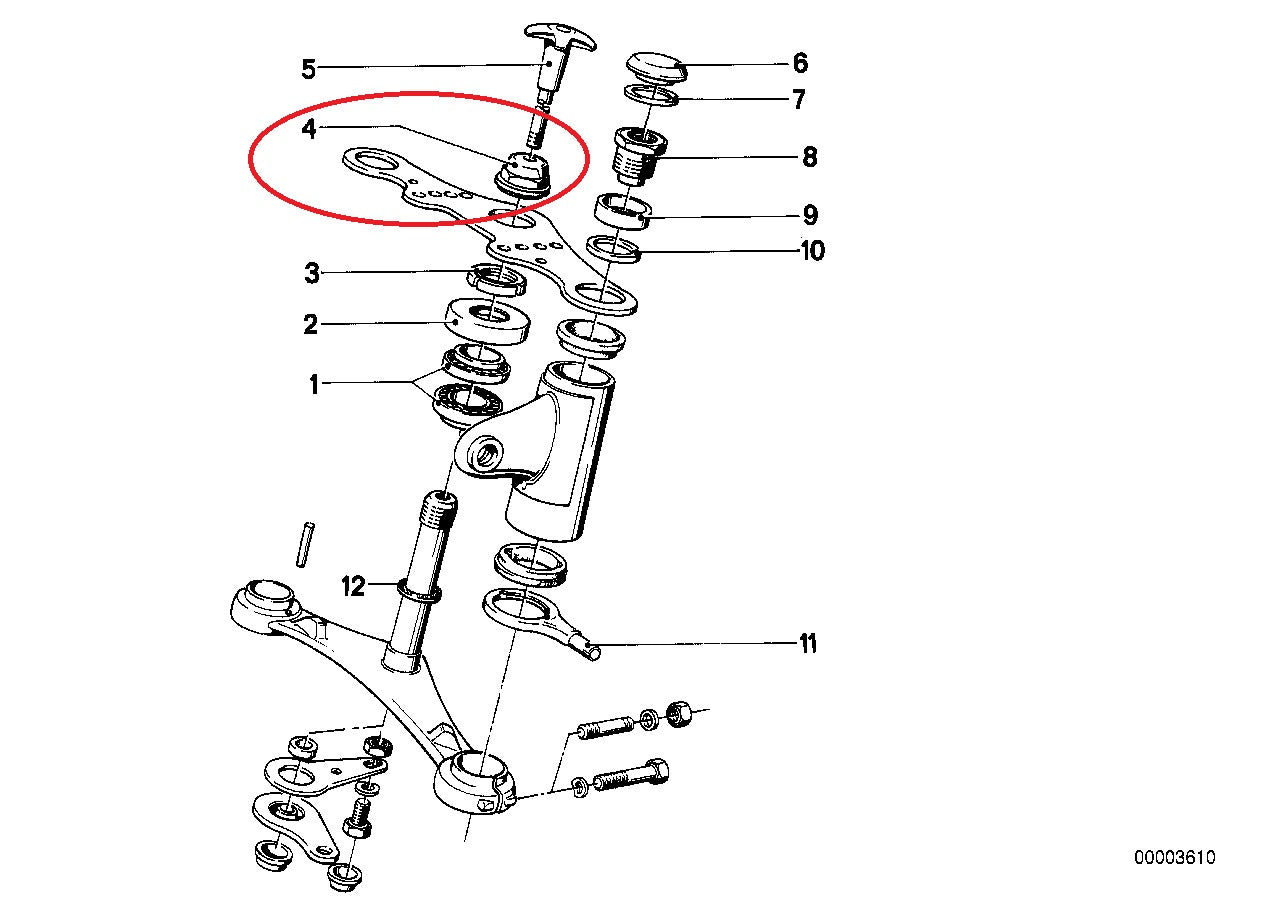 OCCASION Écrou à chape - BMW-31421230478