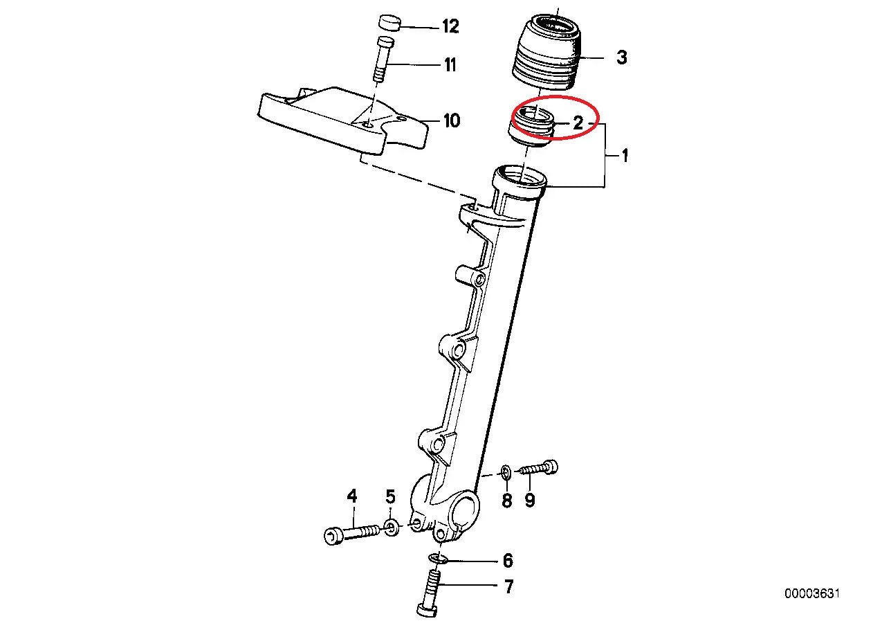 Rondelle entretoise - BMW-31421458474