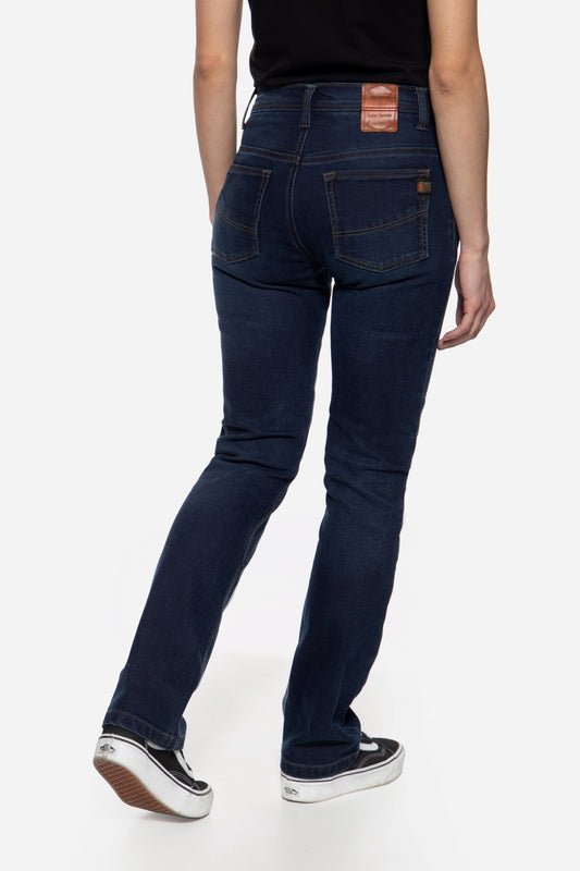 MOTORCYCLE JEANS »KUSTOMBUILT - MOTOR GEAR« 708 Dark Blue - Size 26-34