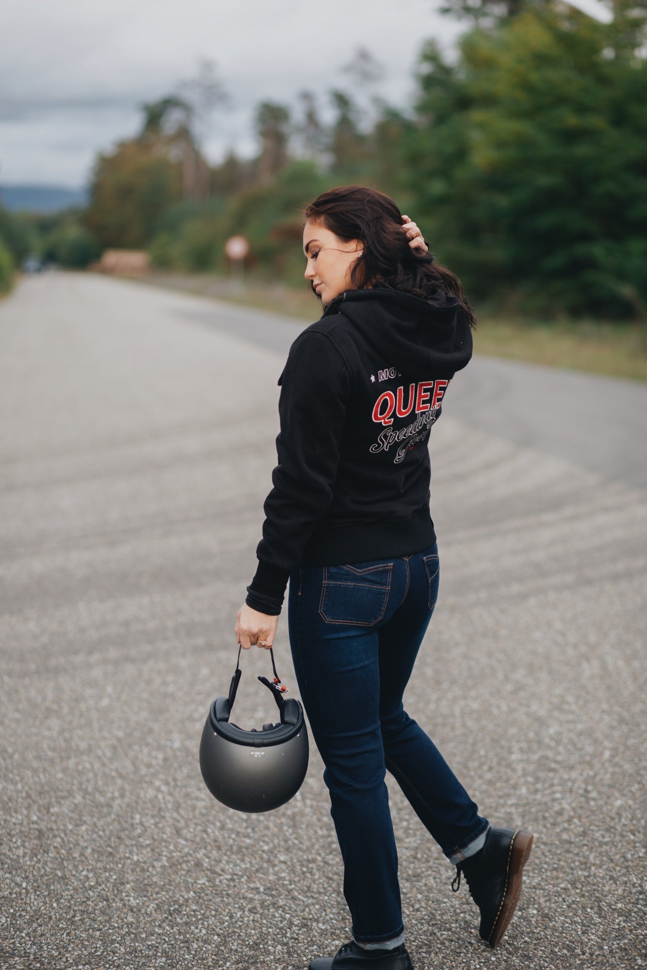 VESTE SWEAT ADVENTURE GEAR AVEC DOUBLURE SOFTSHELL SÉPARÉE »QUEEN SPEED GARAGE«