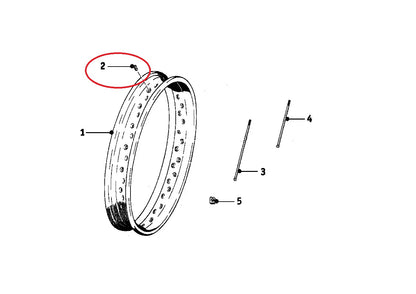 Conector de tuerca / radio Original - BMW-07119930070