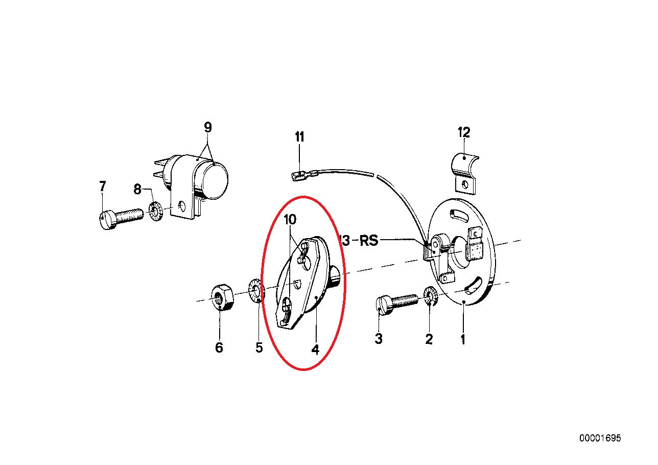 Régulateur centrifuge - BMW-12111356286