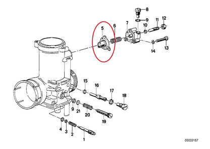 OCCASION Membrane de pompe de reprise Dellorto - BMW-13111260870