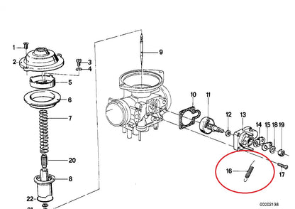 Tension spring - BMW-13111337370