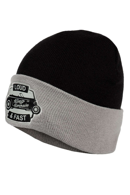 BONNET HOMME EN TRICOT »LOUD & FAST«