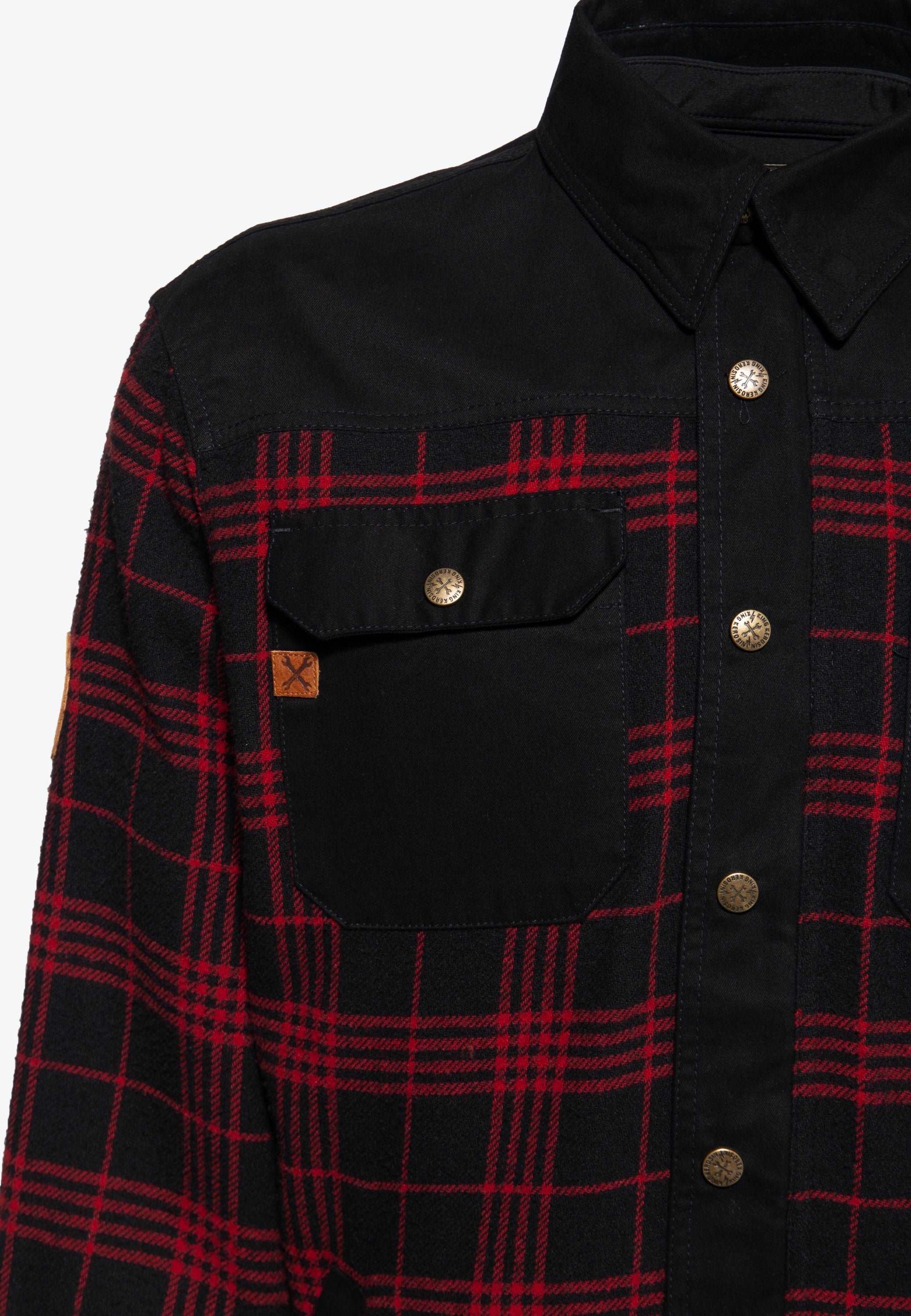 Sherpa Adventure Gear Homme Manches Courtes Aztèque Plaid en Sherpa Adventure Gear Homme Manches Courtes Aztèque Plaid en