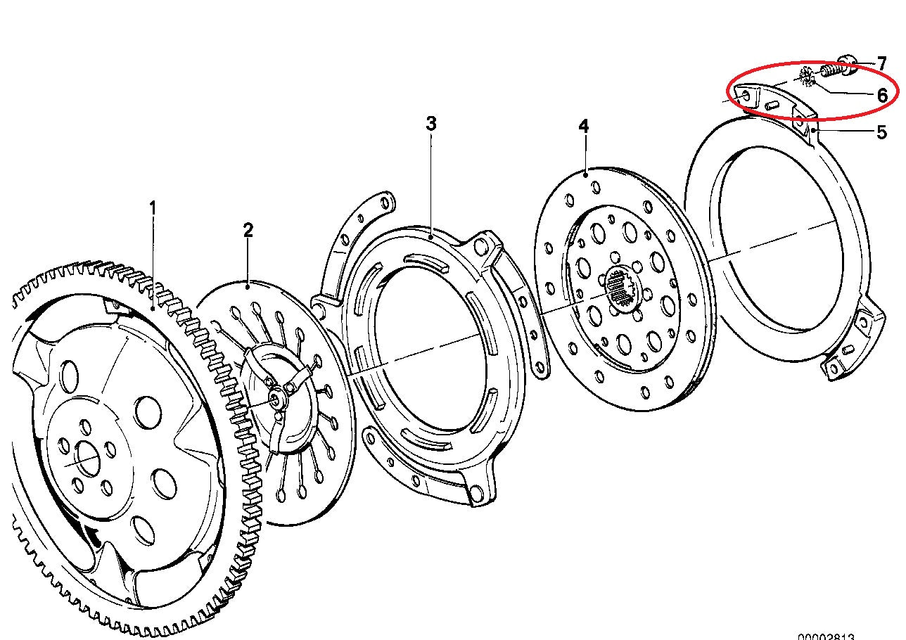 Rondelle éventail A7,4 - BMW-21211242377