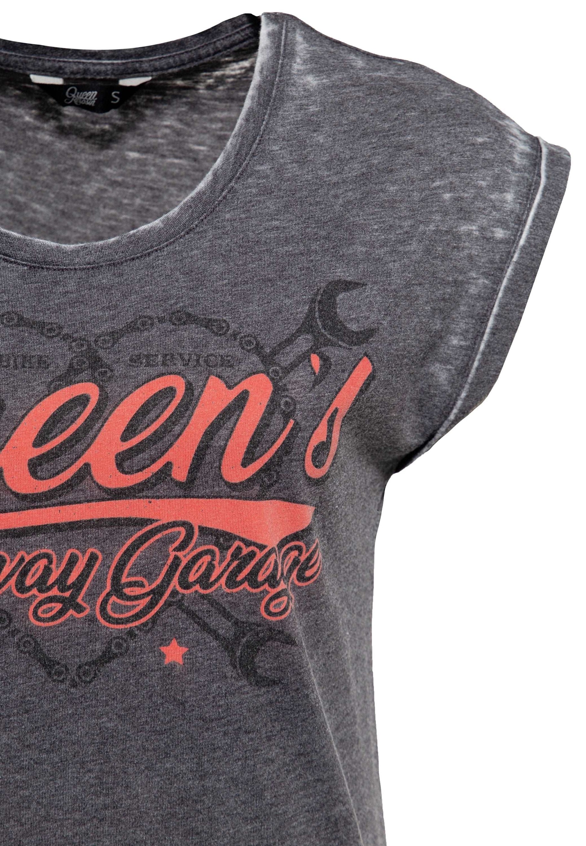 T-SHIRT À MANCHES RETROUSSÉES »QUEEN'S SPEEDWAY GARAGE«