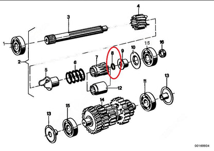 Circlip A18 - BMW-23211232086