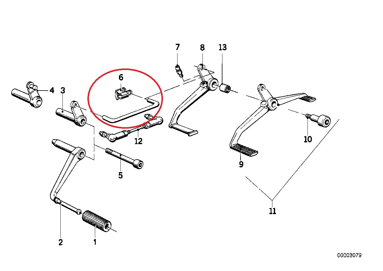 Varilla de control L=85 - BMW-23417714804