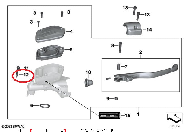 Vis de ventilation M5X1 - BMW-32727695221