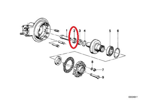 Sello 30X42X7 - BMW-33123004337