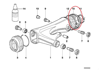 Fuelle cardán trasero - BMW-33171452504