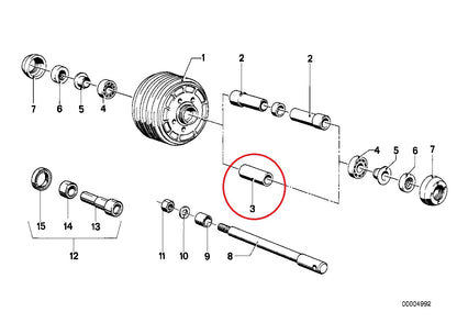 Spacer / Pipe R60, R75, R80, R90, R100 - BMW-36311237606