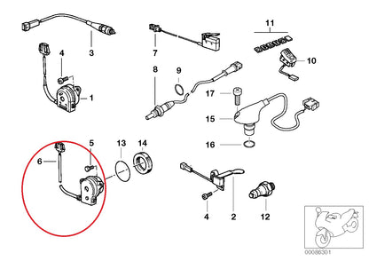 Interruptor de punto muerto - BMW-61312306202