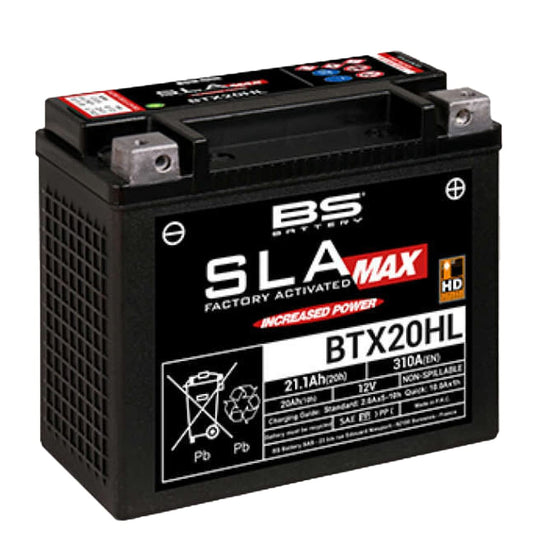 Batterie BTX20HL 12V 21,1Ah 310A SLA MAX BS Battery