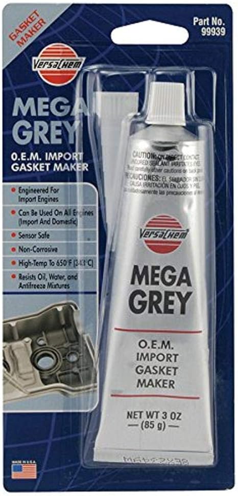 VersaChem Mega Grey Junta Formador Silicona 3oz / 85g