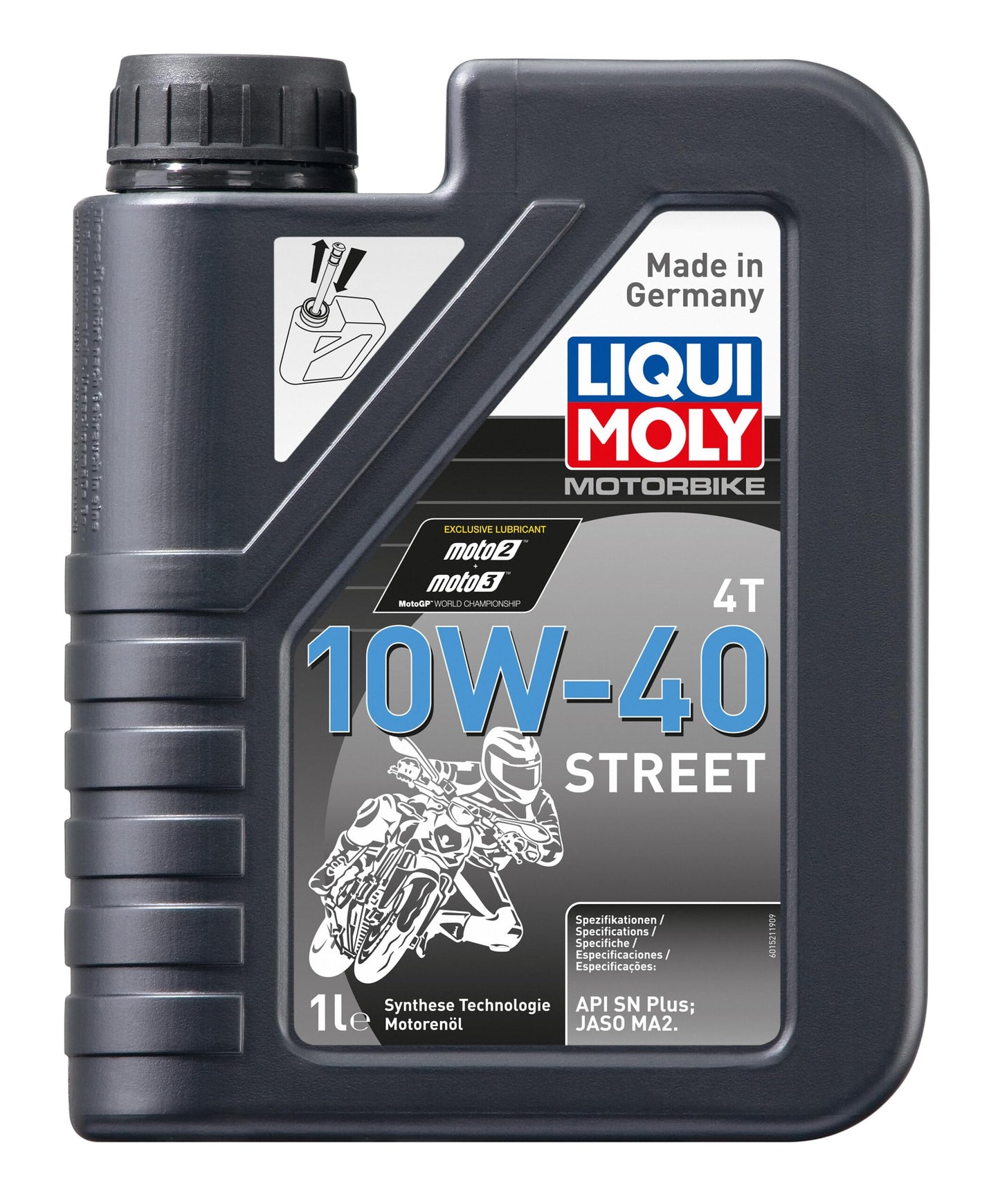 Aceite Liqui Moly Street Semisintético 10W40, 1 Litro