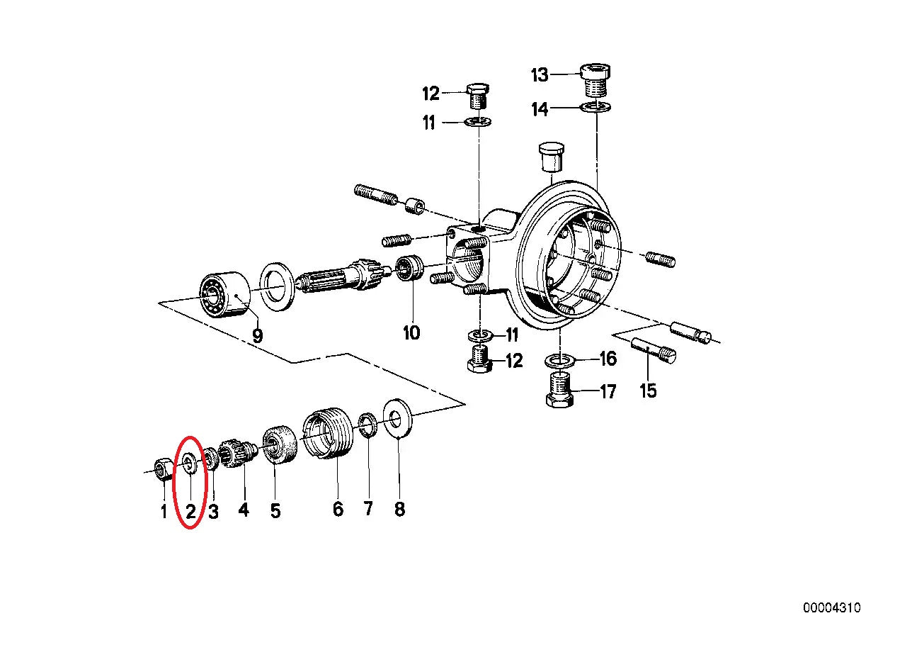 Washer - BMW-07119931093