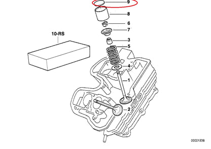 Plaque de compensation 2,35MM - BMW-11321460154