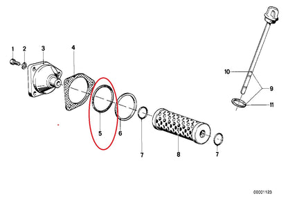 Washer 44X4 - BMW-11421337098