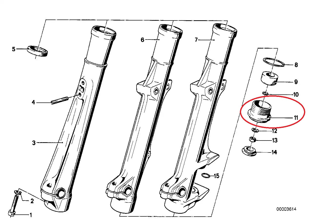 Tornillo de cabeza - BMW-31421231506