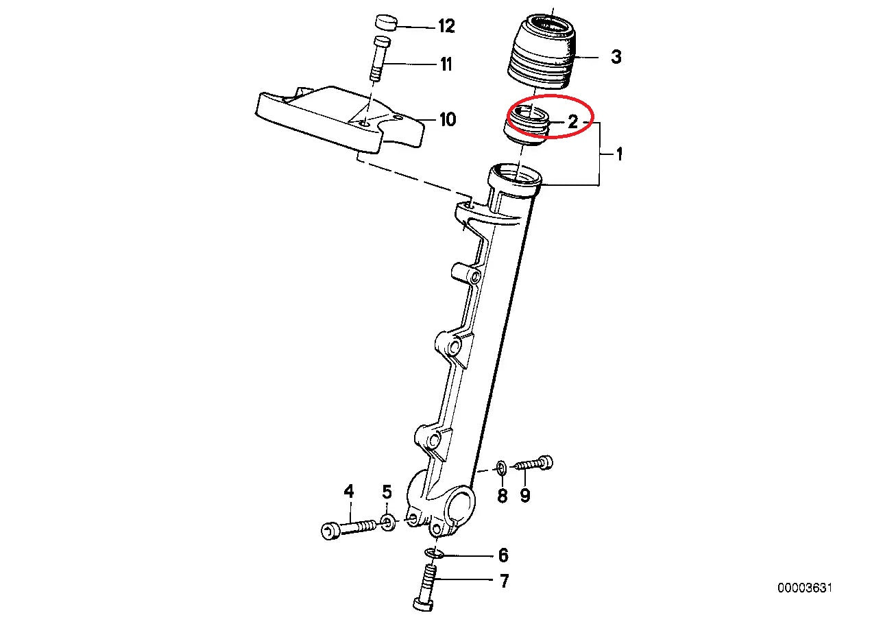 Spacer washer - BMW-31421458474