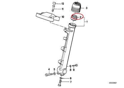 Arandela espaciadora - BMW-31421458474