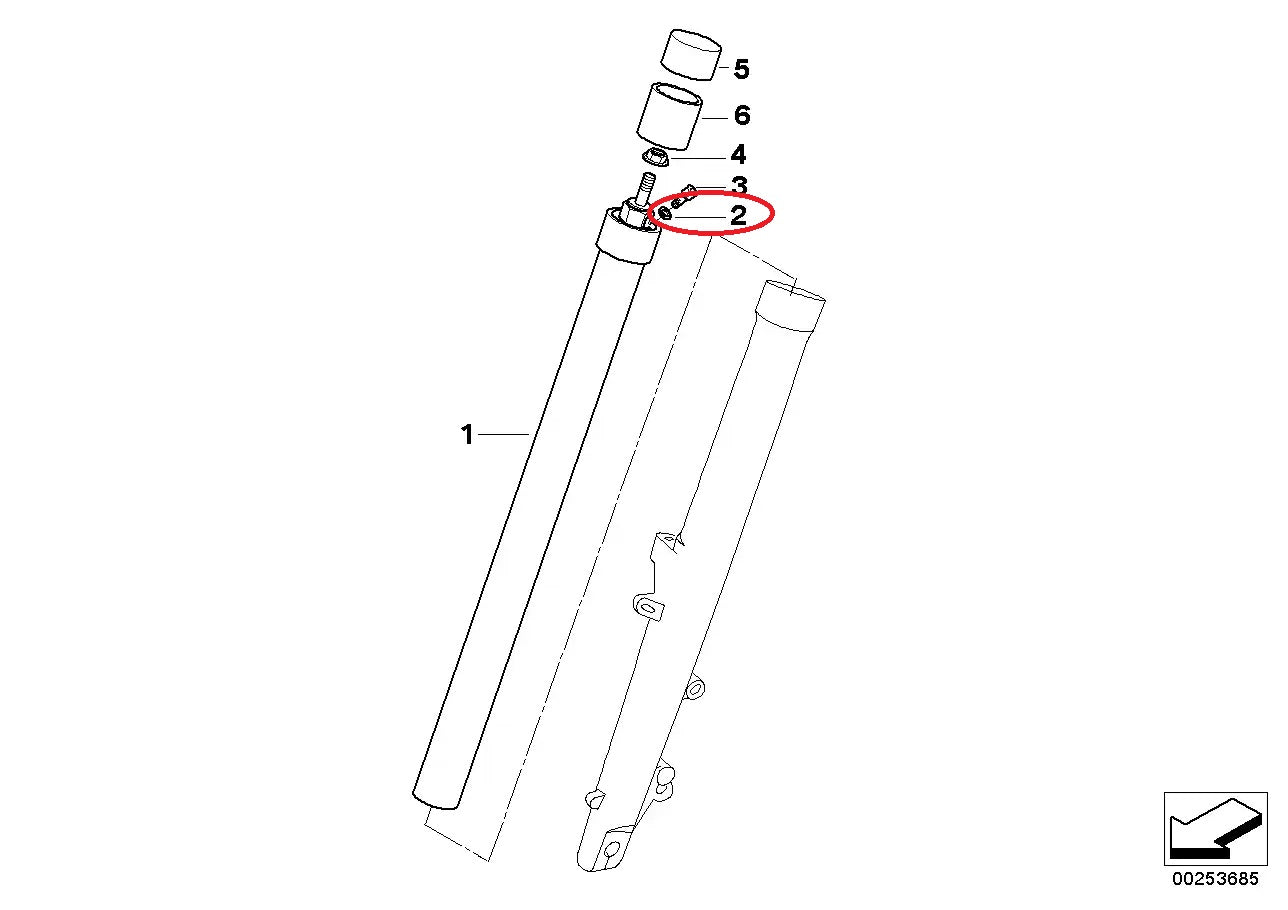 Paire de Joint torique - BMW-31422330054