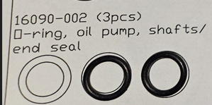 Oil Seal H1 500 from 1969 to 1975- Kawasaki-16090-002