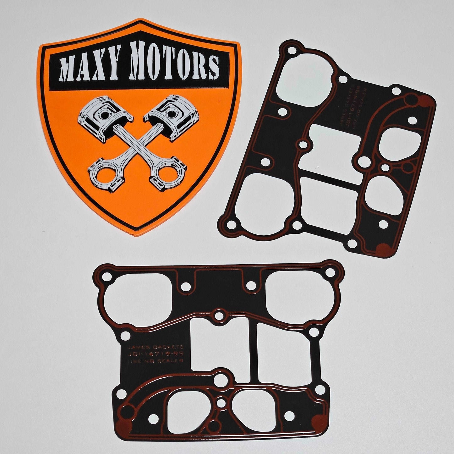 Paires de joints de cache-culbuteurs inférieur - james gaskets dyna, softail, touring, trike - HD-16719-99