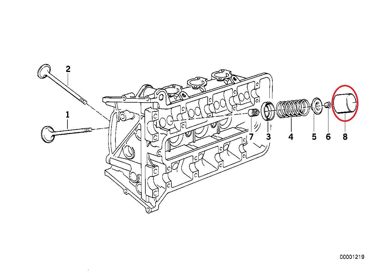 OCCASION Poussoir 2.90mm - BMW-11327666050