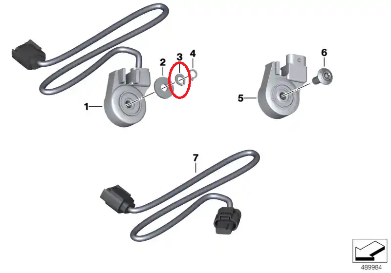 Circlips / Anillo de seguridad - BMW-07119903479