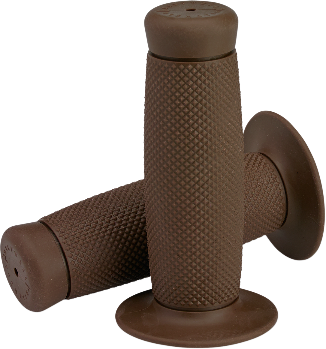 BILTWELL - Pair of renegade grips - Closed ends - For 7/8" (22 mm) handlebars - CHOCOLATE - 0630-2518