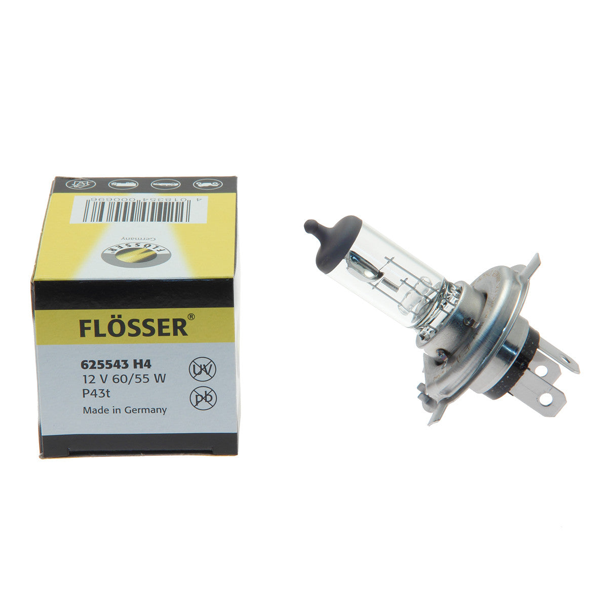 Ampoule 12 V 60/55 W FLÖSSER-625543 H4