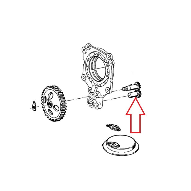 Engranaje bomba de aceite USADO - BMW-11410052171