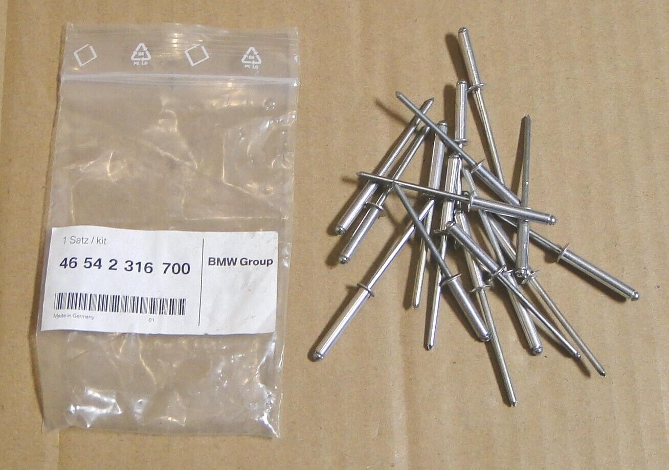 Set of 16 hinge rivets - BMW-46542316700