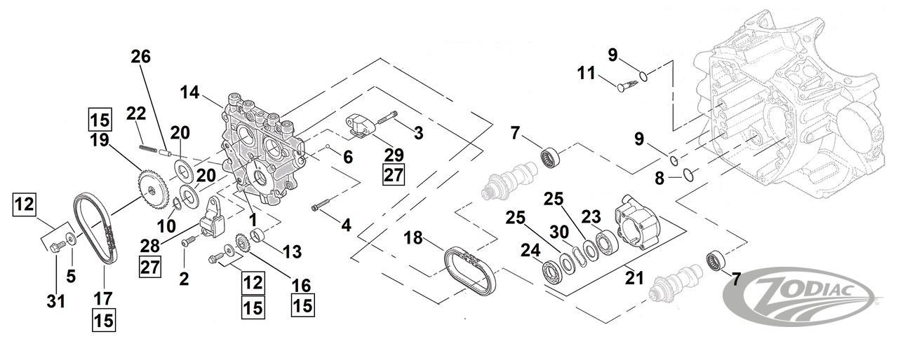 AAC 0.120" HD Twin Cam GENUINE 7506.81 Shim Washer