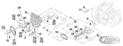 Rondelle de calage AAC 0.120" H-D Twin Cam GENUINE 7506.81