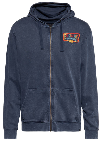 ACID WASHED TRACK JACKET »HIT THE ROAD JACK« 