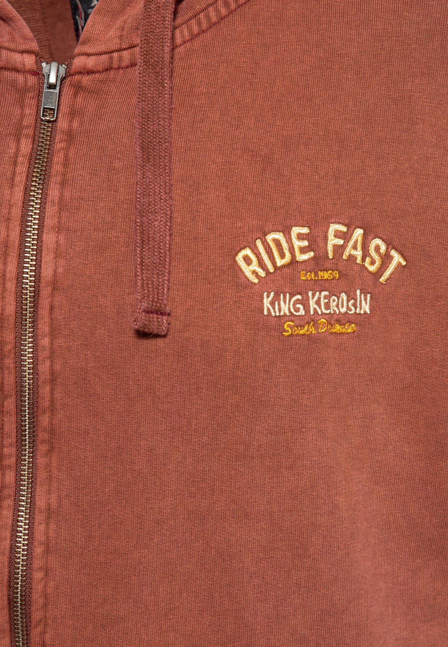 ACID WASHED TRACK JACKET »EAT MY DUST« 