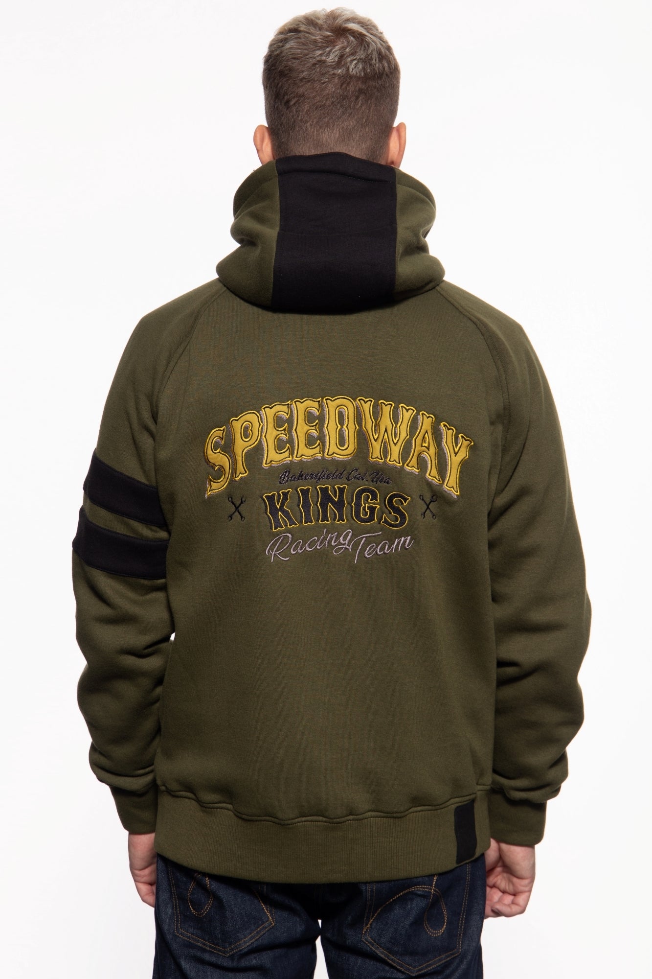 VESTE SWEAT ADVENTURE GEAR AVEC DOUBLURE SOFTSHELL SÉPARÉE »SPEEDWAY KINGS«