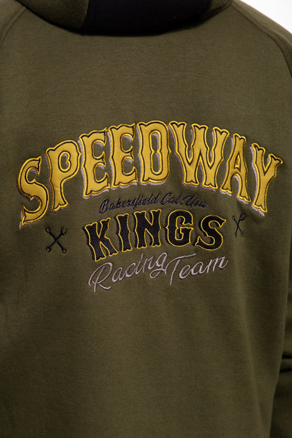 VESTE SWEAT ADVENTURE GEAR AVEC DOUBLURE SOFTSHELL SÉPARÉE »SPEEDWAY KINGS«