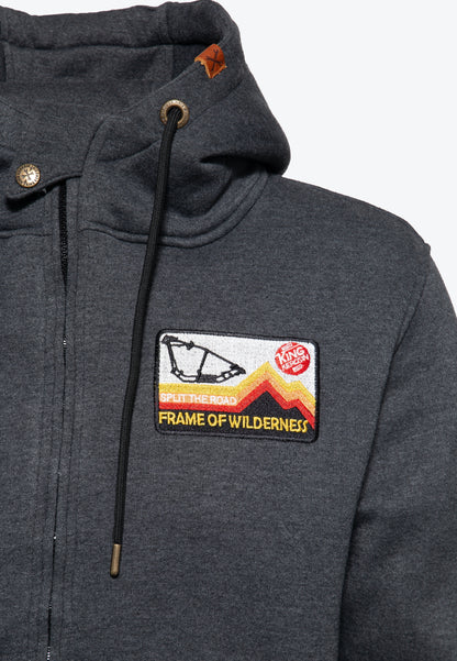 KK Adventure Gear outdoor track jacket with removable inner liner »Frame of Wilderness«