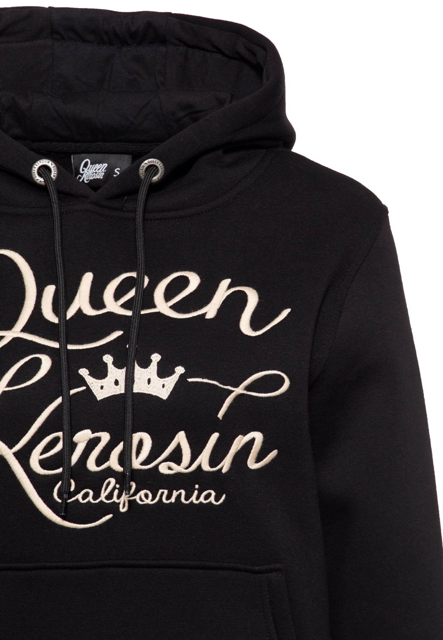 SUDADERA CON CAPUCHA Y BORDADO “Q CALIFORNIA” 