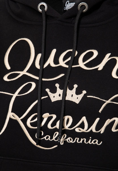 HOODED SWEATSHIRT WITH “Q CALIFORNIA” EMBROIDERY 