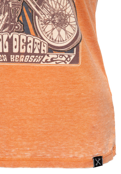 CAMISETA SIN MANGAS ENZYMEWASH »CHOPPER 1974« 