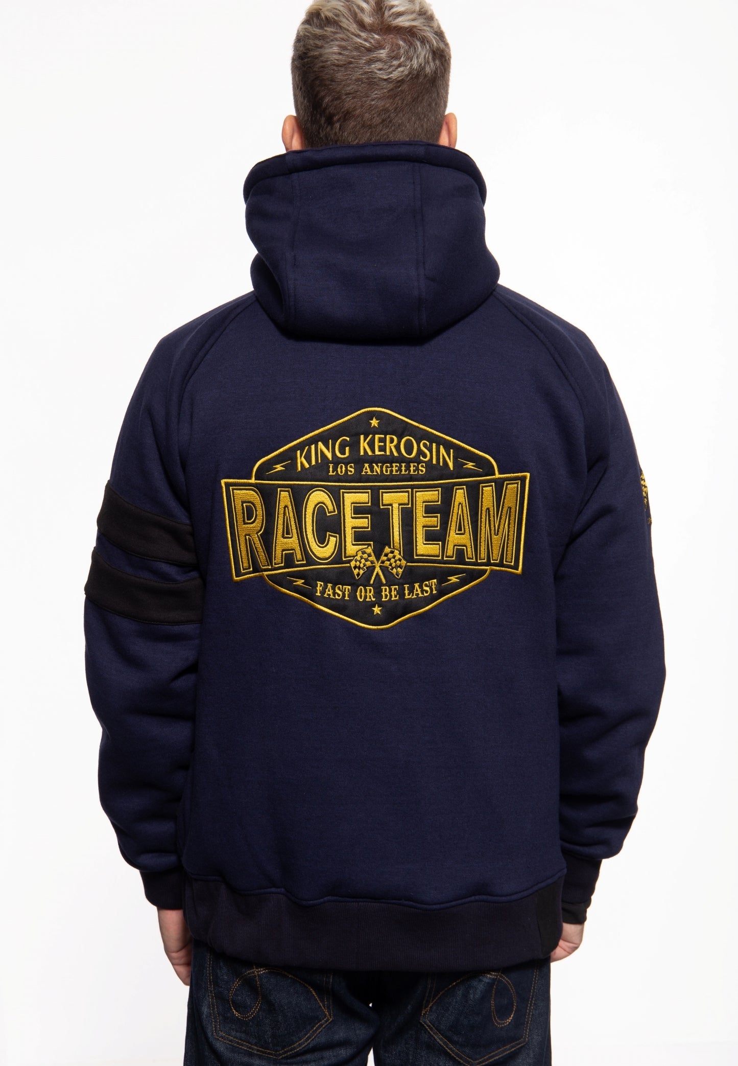 SWEATSHIRT JACKET WITH HOOD »RACE TEAM« 