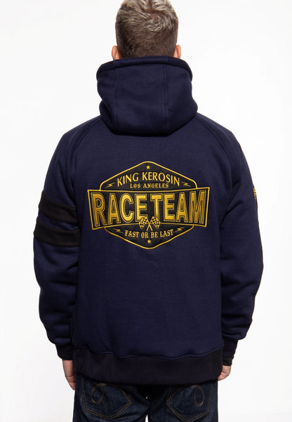 SWEATSHIRT JACKET WITH HOOD »RACE TEAM« 